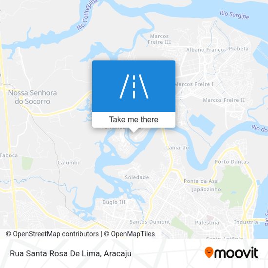 Rua Santa Rosa De Lima map