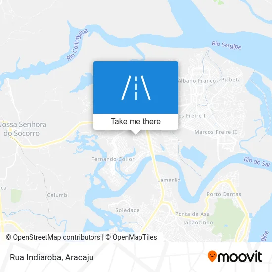 Rua Indiaroba map