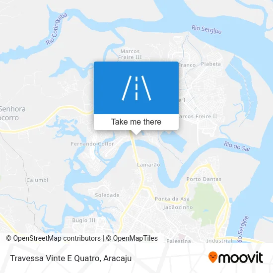 Travessa Vinte E Quatro map