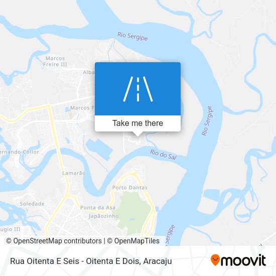 Rua Oitenta E Seis - Oitenta E Dois map
