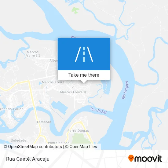 Rua Caeté map