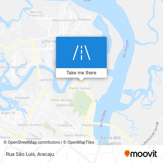 Rua São Luís map