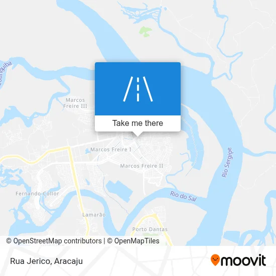 Rua Jerico map