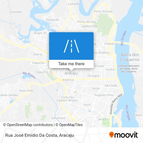 Rua José Emídio Da Costa map