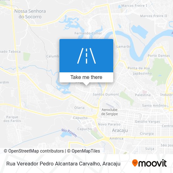 Rua Vereador Pedro Alcantara Carvalho map