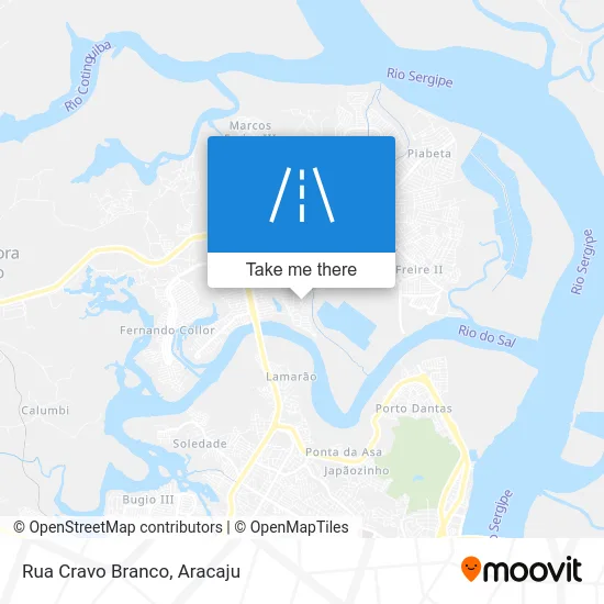 Rua Cravo Branco map