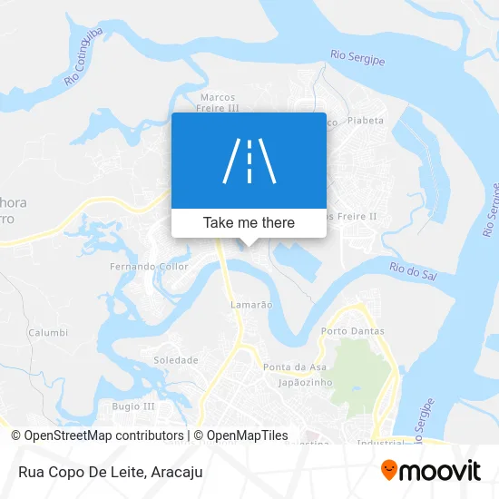 Rua Copo De Leite map