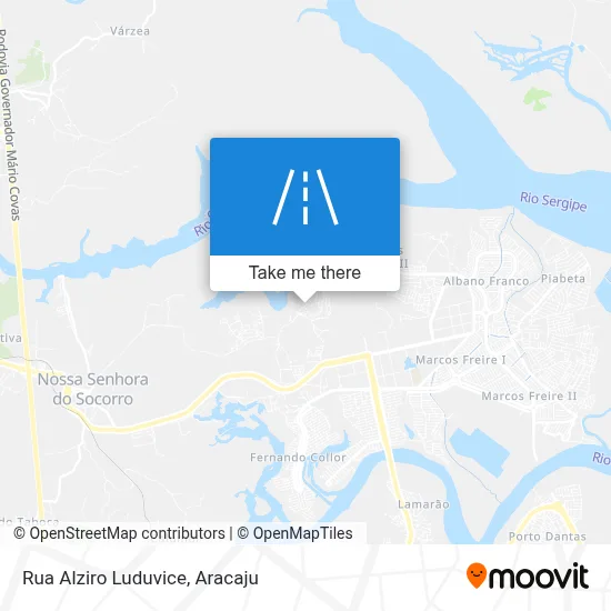 Rua Alziro Luduvice map