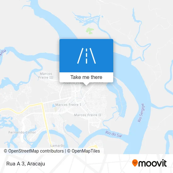 Rua A 3 map