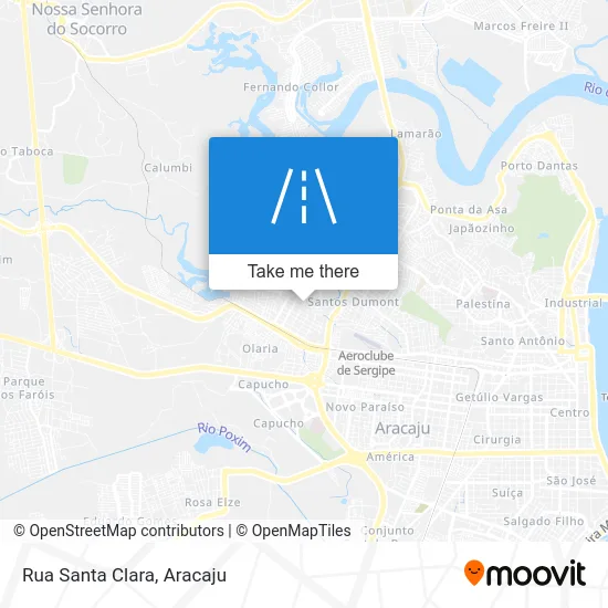Rua Santa Clara map