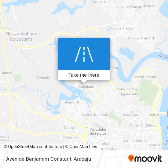 Avenida Benjamim Constant map