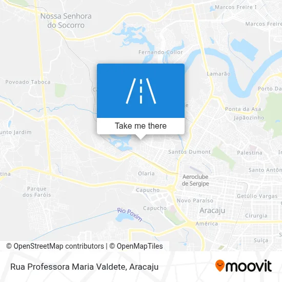 Rua Professora Maria Valdete map