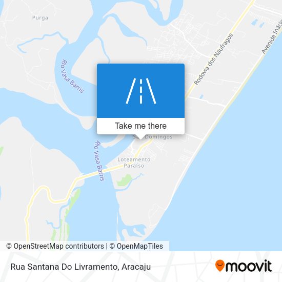 Rua Santana Do Livramento map