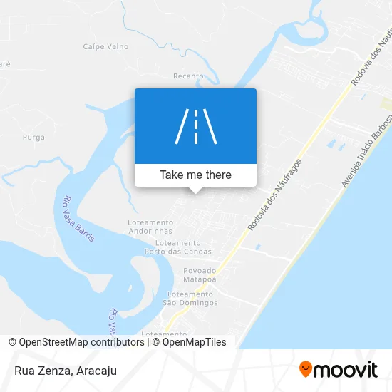Rua Zenza map