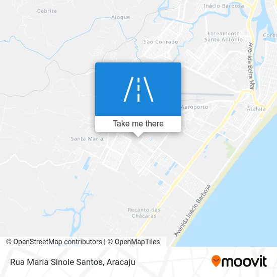 Rua Maria Sinole Santos map