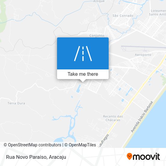 Rua Novo Paraíso map