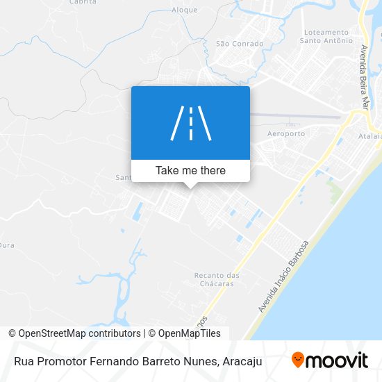 Rua Promotor Fernando Barreto Nunes map