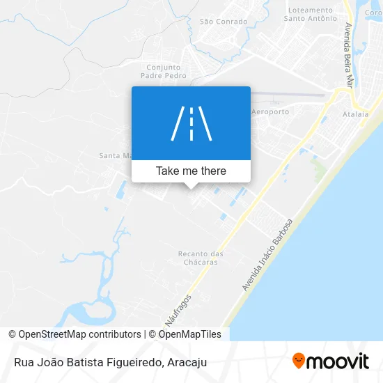 Rua João Batista Figueiredo map