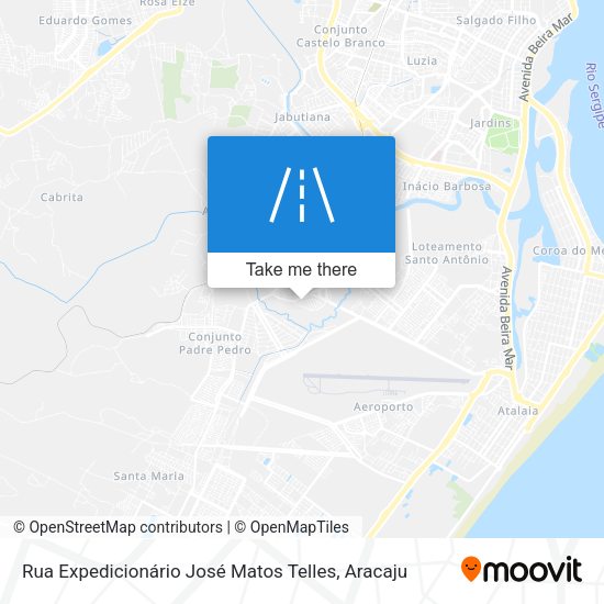 Rua Expedicionário José Matos Telles map