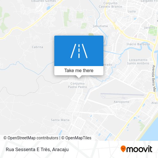 Rua Sessenta E Três map
