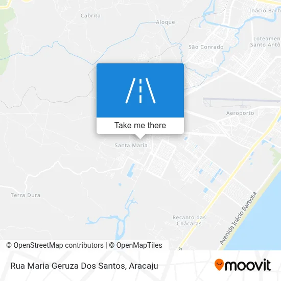 Rua Maria Geruza Dos Santos map