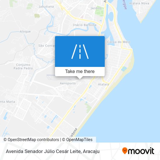 Avenida Senador Júlio Cesár Leite map