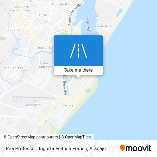 Rua Professor Jugurta Feitosa Franco map