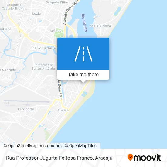 Rua Professor Jugurta Feitosa Franco map