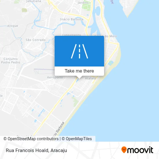 Rua Francois Hoald map