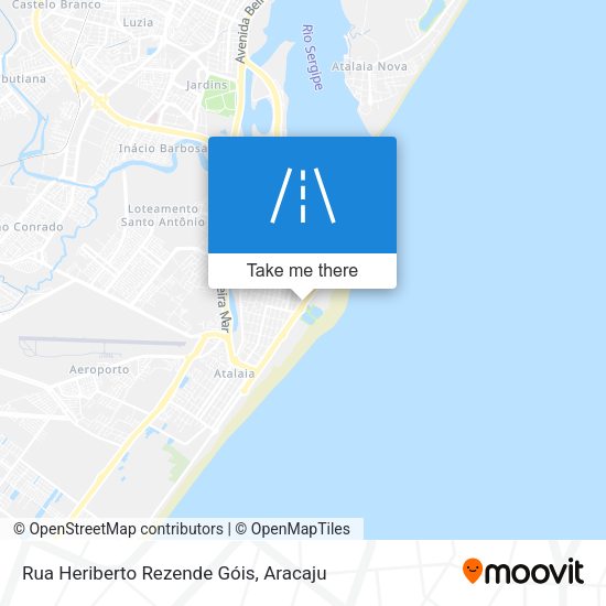 Rua Heriberto Rezende Góis map