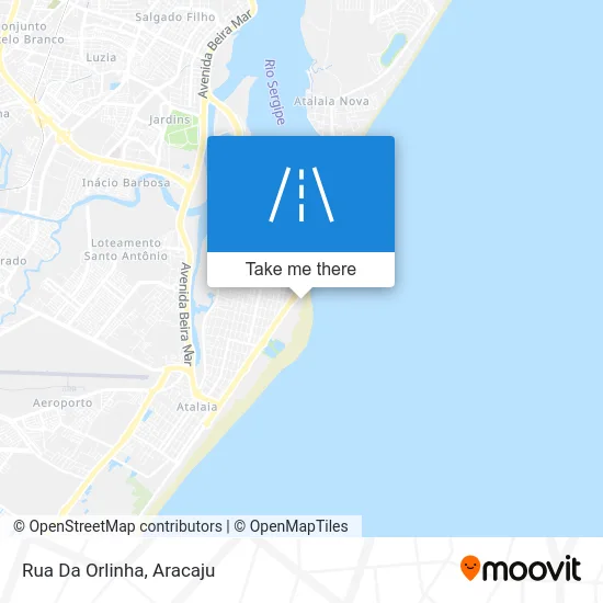 Rua Da Orlinha map