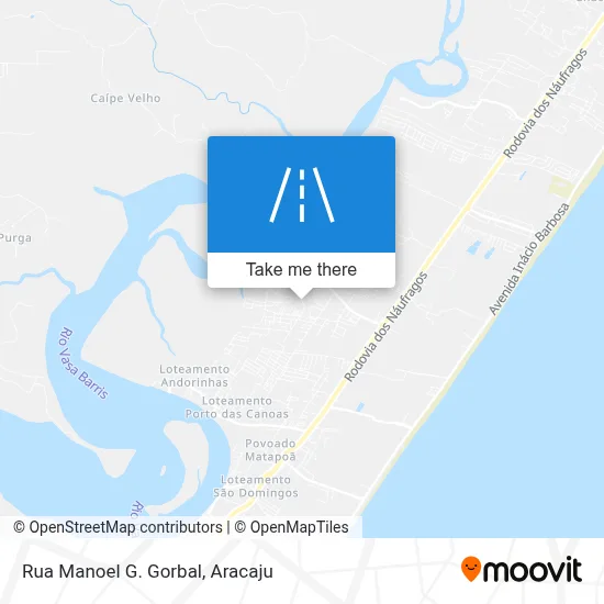 Rua Manoel G. Gorbal map