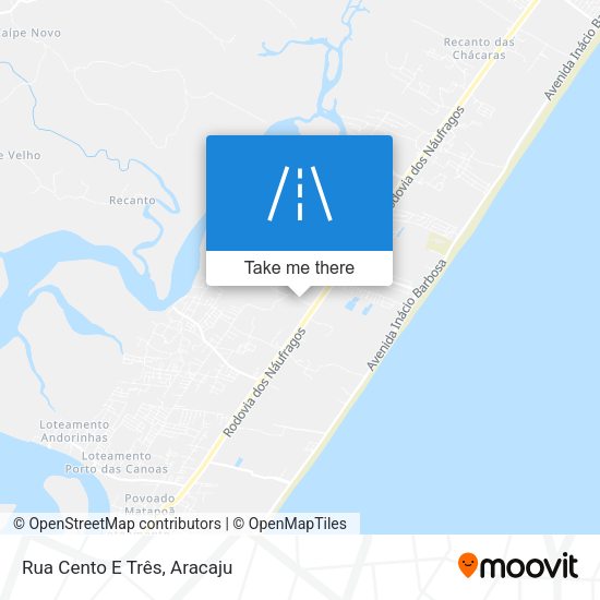 Rua Cento E Três map