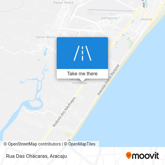 Rua Das Chácaras map