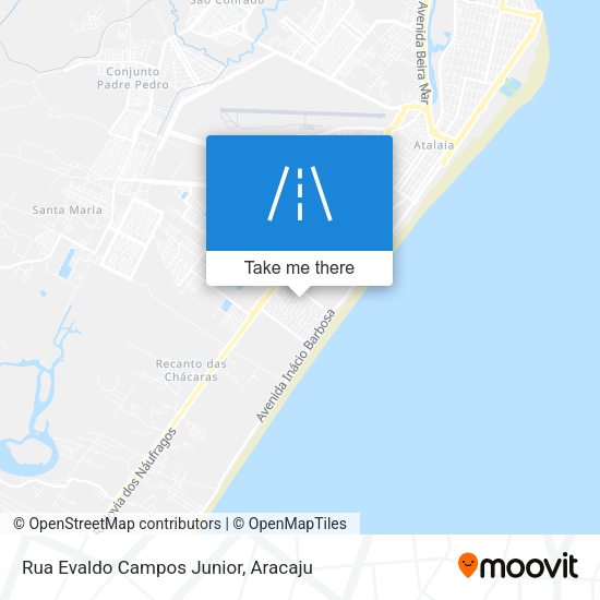 Rua Evaldo Campos Junior map