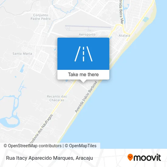 Rua Itacy Aparecido Marques map