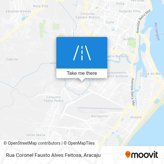 Rua Coronel Fausto Alves Feitosa map