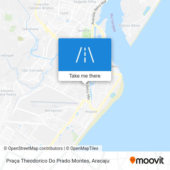 Praça Theodorico Do Prado Montes map