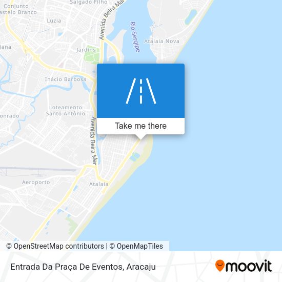 Entrada Da Praça De Eventos map