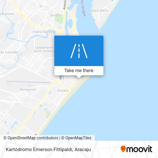 Kartódromo Emerson Fittipaldi map
