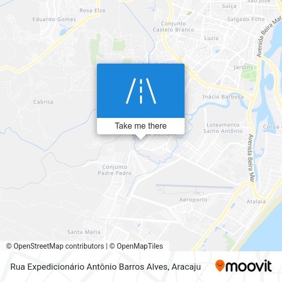 Rua Expedicionário Antônio Barros Alves map
