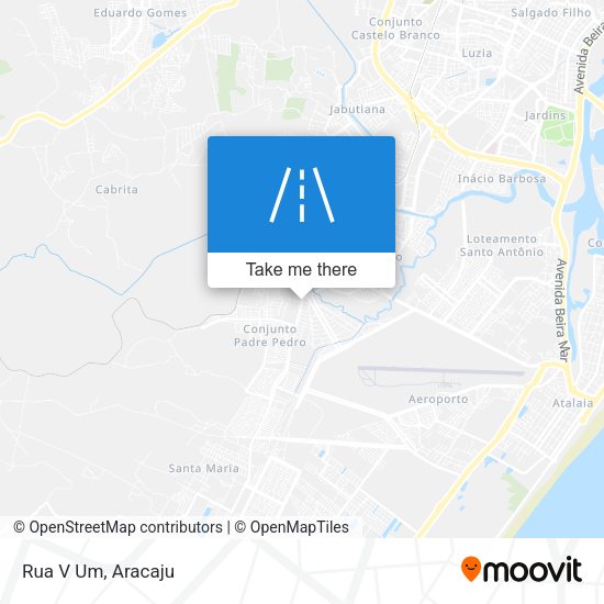 Rua V Um map