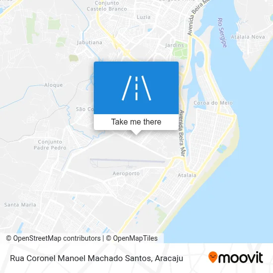 Rua Coronel Manoel Machado Santos map