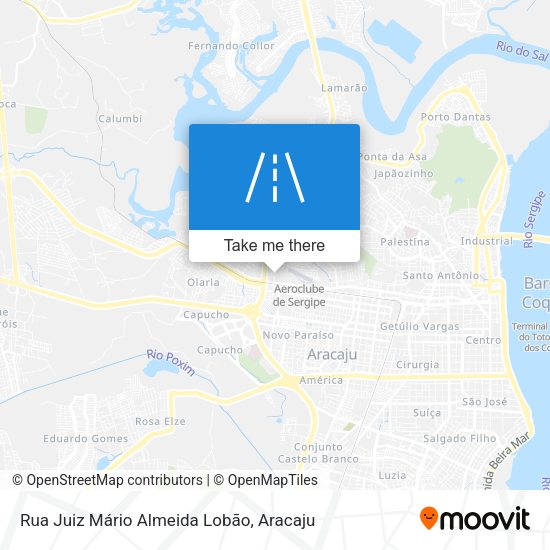 Rua Juiz Mário Almeida Lobão map