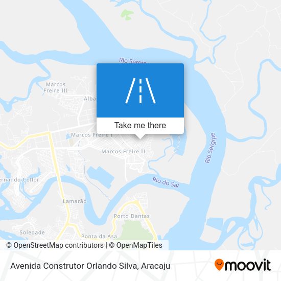 Avenida Construtor Orlando Silva map
