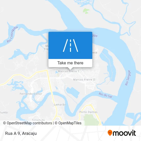 Rua A 9 map