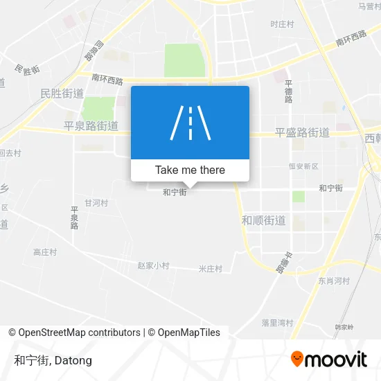 和宁街 map