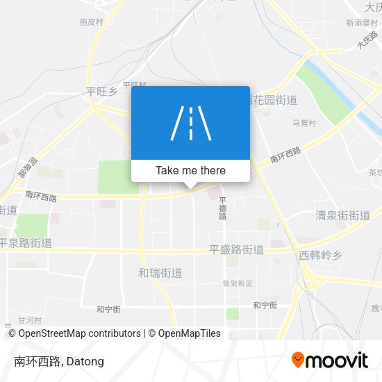 南环西路 map