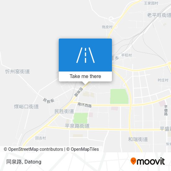 同泉路 map