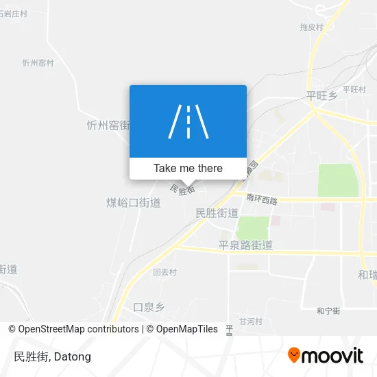 民胜街 map